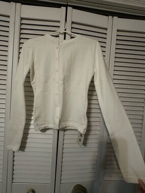 Shein womens long sleeve button up top